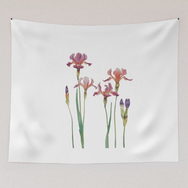 Item preview, Watercolor irises designed and sold by uunaa.