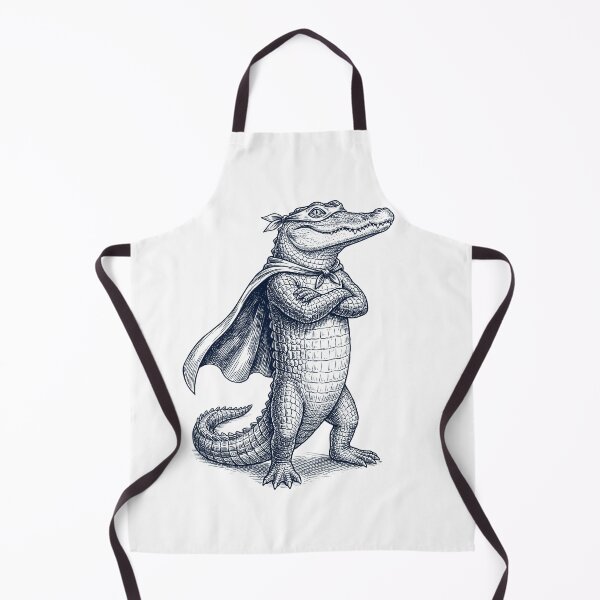 Item preview, Vintage Alligator Hero Superhero Animal Lover designed and sold by DoodleTortle.