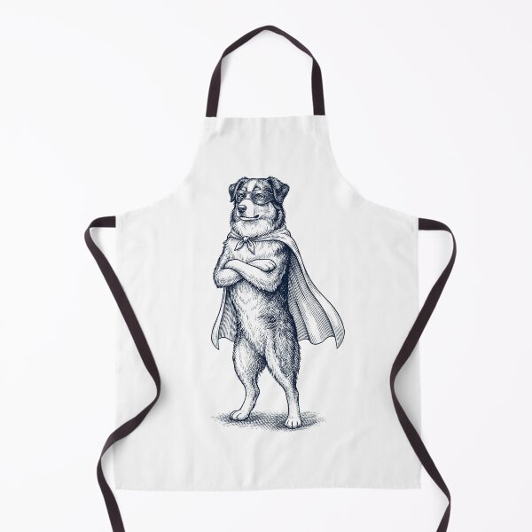 Item preview, Vintage Australian Shepherd Hero Superhero Dog Lover designed and sold by DoodleTortle.
