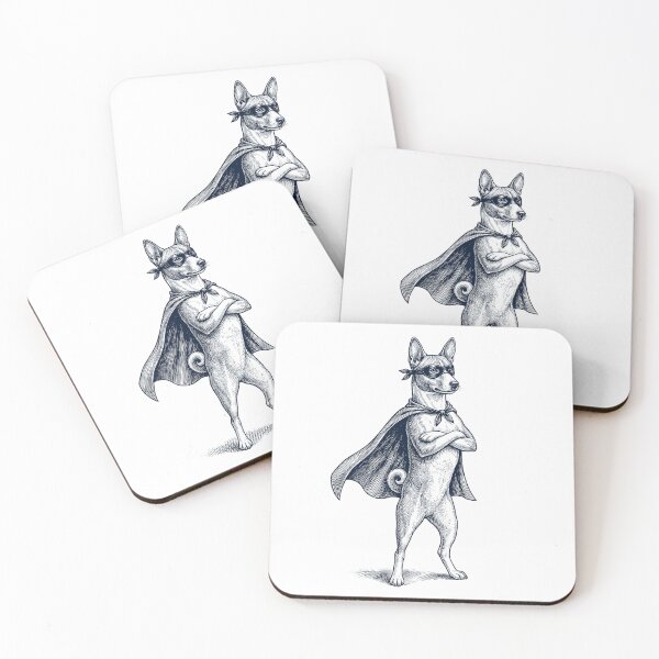Item preview, Vintage Basenji Hero Superhero Dog Lover designed and sold by DoodleTortle.