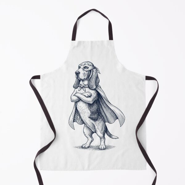 Item preview, Vintage Basset Hound Hero Superhero Dog Lover designed and sold by DoodleTortle.