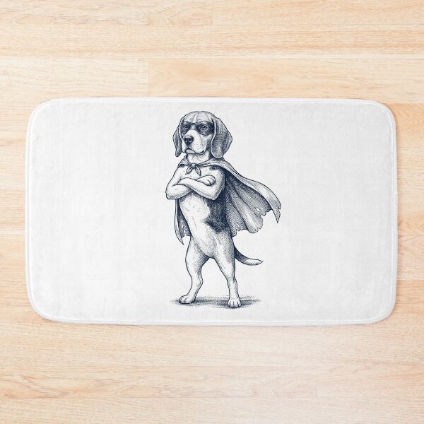 Item preview, Vintage Beagle Hero Superhero Dog Lover designed and sold by DoodleTortle.