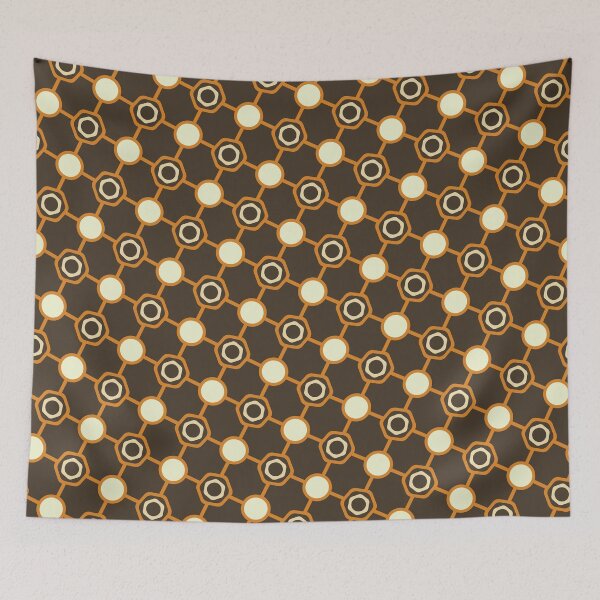 Item preview, Old School Hexagram Print - Abstract Geometric Print  - Gifts For Guys designed and sold by RoyalStarsPatts.