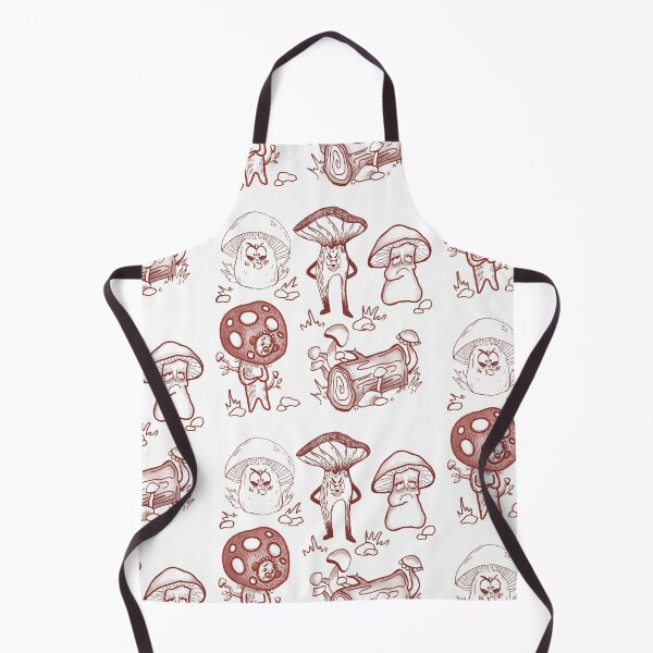 Item preview, Cute Mushroom Characters Forest Doodle Set designed and sold by Pryhozha.