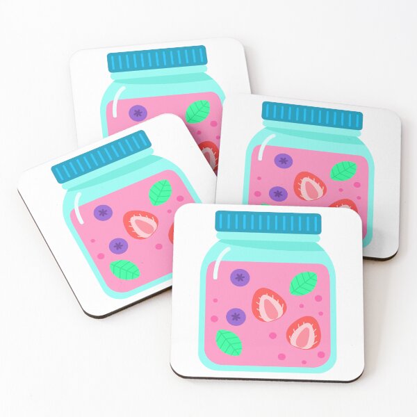 Item preview, Jarra de agua aromatizada con fresa, arándano y menta para una fiesta de picnic saludable. designed and sold by nuchz.