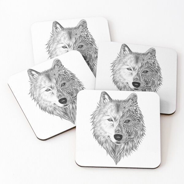 Item preview, Geometric Spirit Wolf designed and sold by sifashion26.