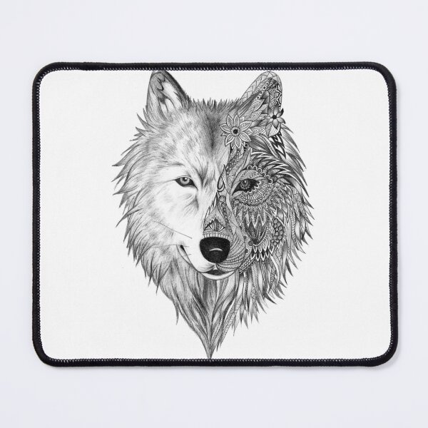 Item preview, Geometric Spirit Wolf designed and sold by sifashion26.
