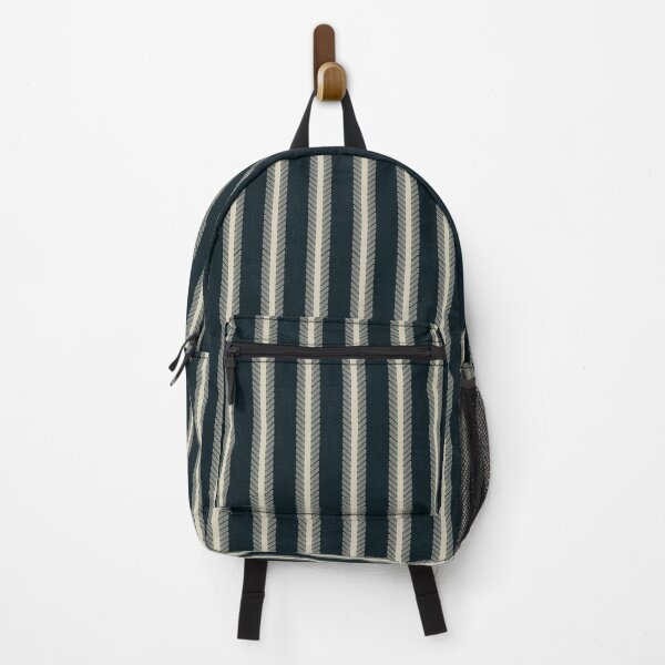 Item preview, Dark vintage stripes mid century pattern designed and sold by WildHugeDot.