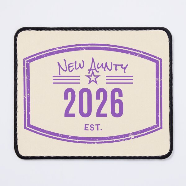 Item preview, Arrivals range - New Aunty Est. 2026 Vintage Emblem designed and sold by Teacuppupdesign.