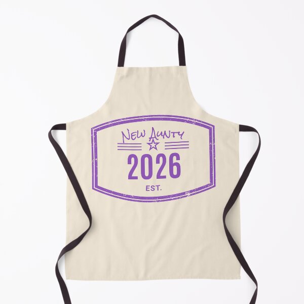 Item preview, Arrivals range - New Aunty Est. 2026 Vintage Emblem designed and sold by Teacuppupdesign.