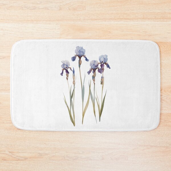 Item preview, Watercolor irises designed and sold by uunaa.
