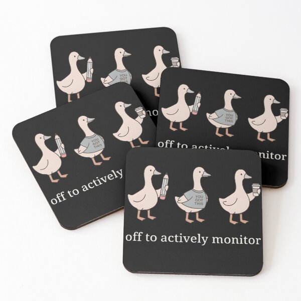 Item preview, Cute Ducks Off To Actively Monitor - Office Humor and Corporate Life designed and sold by haitrieuic96.