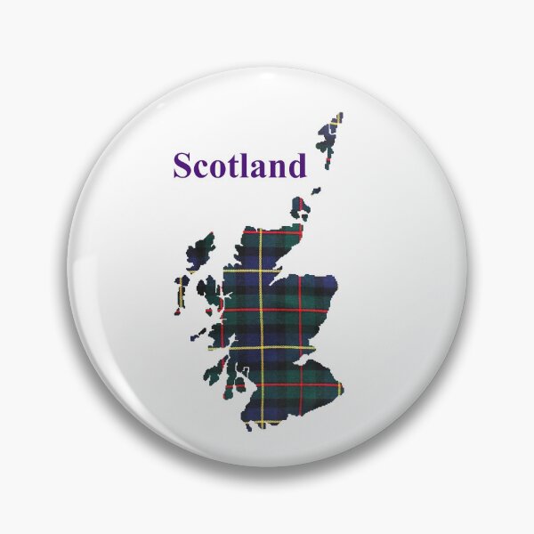 Item preview, Map of Scotland in MacLeod Hunting designed and sold by Murph's Images.