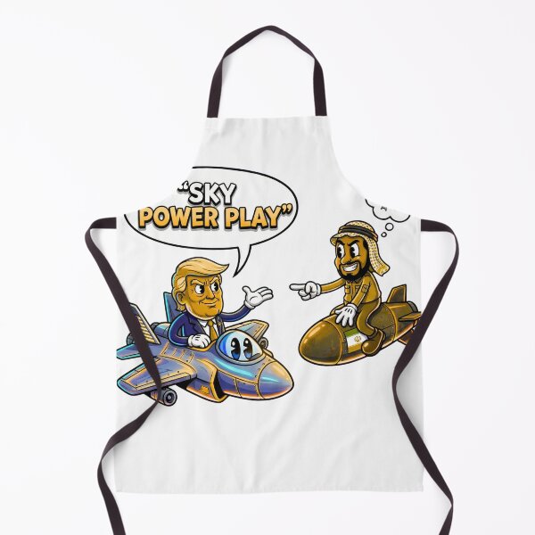 Item preview, Sky Power Play – Cartoon Jet vs Missile Political Satire Design designed and sold by gary44.