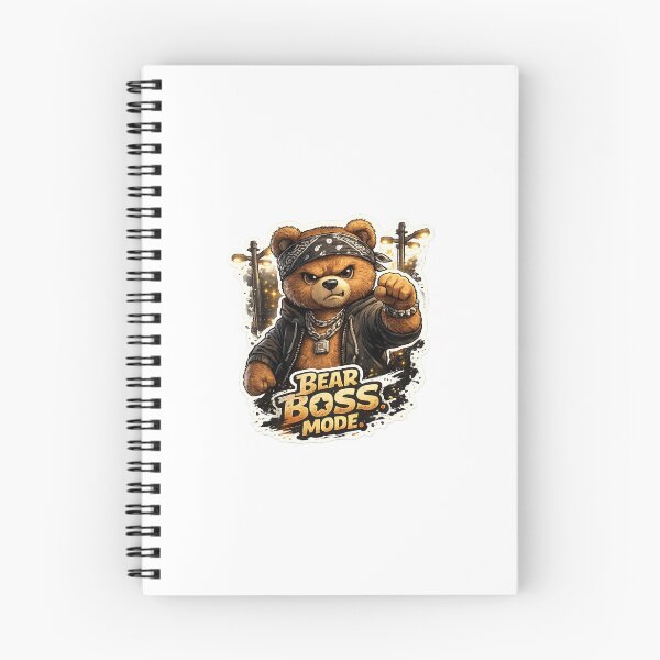 Item preview, Bear Boss Mode – Attitude Teddy Street Style Sticker ?? designed and sold by SparkVault.