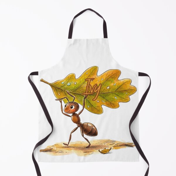 Item preview, Carrying Oak Leaf – Personalized Name Ivy Watercolor Art designed and sold by MBBialyPiksel.