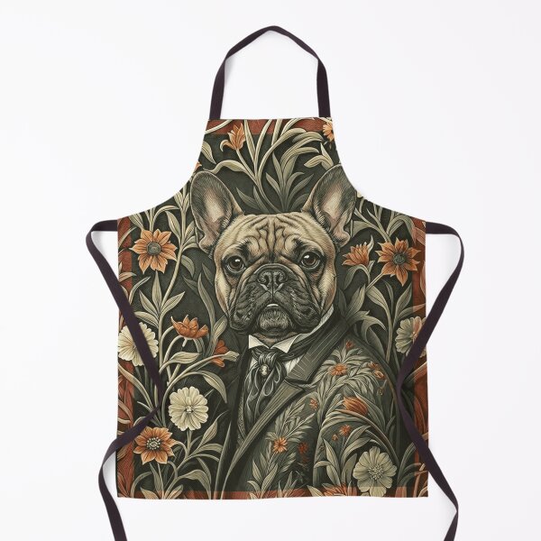Item preview, Dapper French Bulldog Victorian Frenchie Gentleman designed and sold by AntiqueImages.