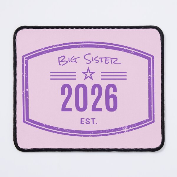 Item preview, Big Sister Est. 2026 Vintage Emblem designed and sold by Teacuppupdesign.