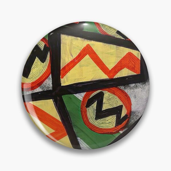 Artikelvorschau, Geometrisches Muster, Statement-Piece in Primärfarben entworfen und verkauft von JC Powers.