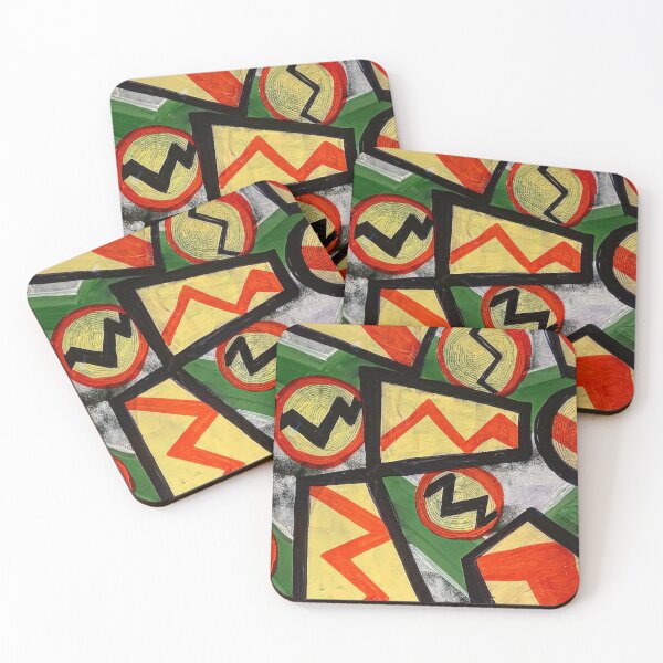 Item preview, Geometric Pattern Primary Color Statement Piece  designed and sold by JC Powers.