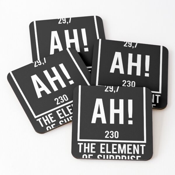Item preview, Ah! The Element of Surprise Funny Chemistry Periodic Table Gift designed and sold by haitrieuic96.
