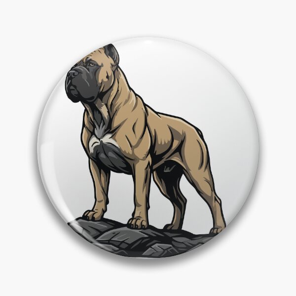 Item preview, Cane Corso Dog on Rock: Powerful Portrait designed and sold by PixelStudioBe.