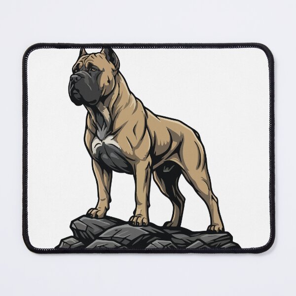 Item preview, Cane Corso Dog on Rock: Powerful Portrait designed and sold by PixelStudioBe.