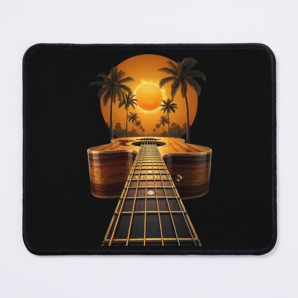 Item preview, Tropical Sunset Guitar - Summer Music Vibe designed and sold by Rostislav Tarasenko.