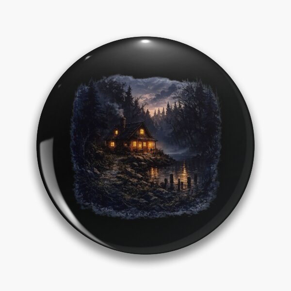 Item preview, Lakeside Cottage — Creeping Treeline Horror designed and sold by Rare Plus Apparel!.