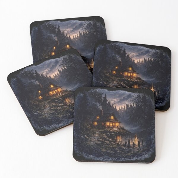 Item preview, Lakeside Cottage — Creeping Treeline Horror designed and sold by Rare Plus Apparel!.