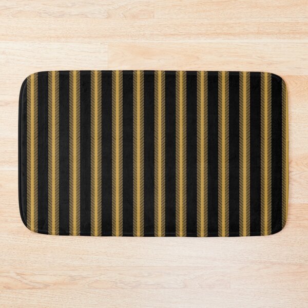 Item preview, Black gold stripes luxury pattern designed and sold by WildHugeDot.