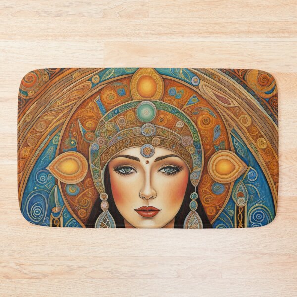 Item preview, Portrait of Celtic priestess, Spirit of Summer designed and sold by Colin Bentham.