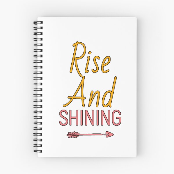 Item preview, Rise and Shine Motivational Phrase Positive Mornings Humor Sleep Design designed and sold by AstronautMerch.