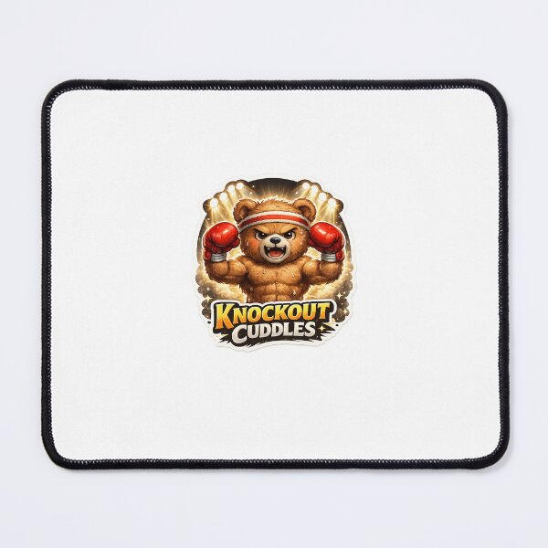 Item preview, Knockout Cuddles – Badass Teddy Bear Boxing Sticker ?? designed and sold by SparkVault.