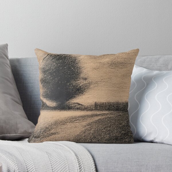 Item preview, Arbre Et Route by Georges Seurat: Minimalist Riverbank Landscape Poster designed and sold by artofuniverse.