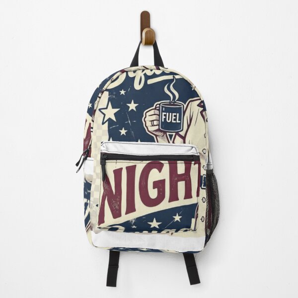 Item preview, Night Shift Squad Fuel Vintage Retro Nurse Poster Design designed and sold by urbinet.