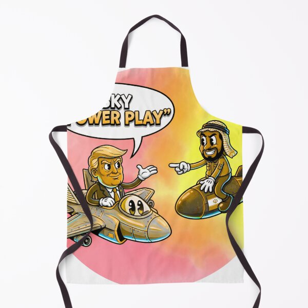 Item preview, Sky Power Play – Cartoon Jet vs Missile Political Satire Design designed and sold by gary44.
