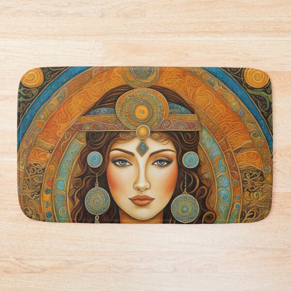 Item preview, Portrait of Celtic priestess, Spirit of Summer designed and sold by Colin Bentham.