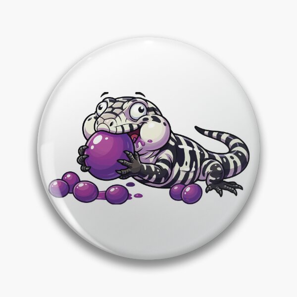 Item preview, Grape Destroyer Funny Argentine Tegu Reptile designed and sold by Petzzz.