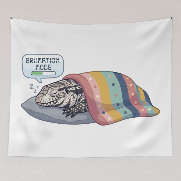 Item preview, Brumation Mode Sleepy Argentine Tegu Winter Nap designed and sold by Petzzz.