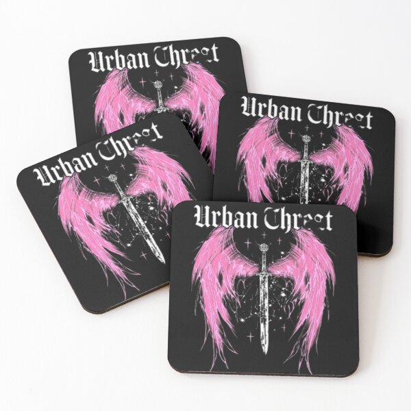 Item preview, Urban Threat Pink Wings Cyber Sword Graphic designed and sold by UrbanThreat.