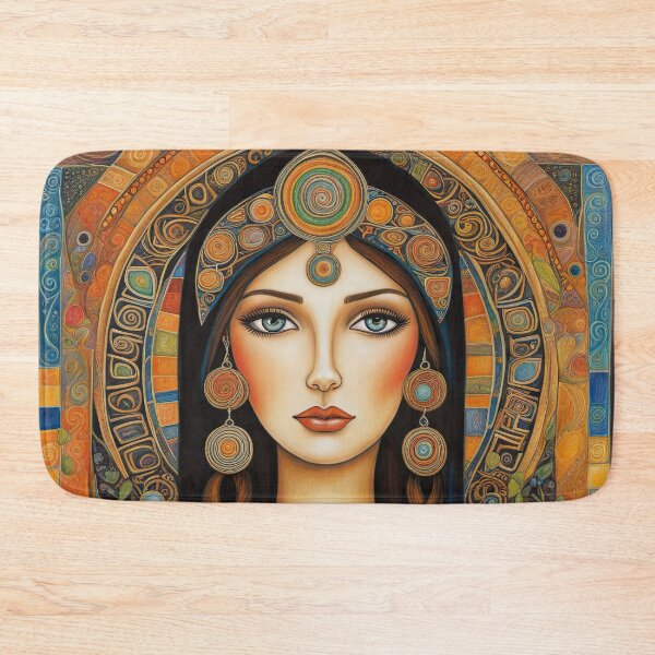 Item preview, Portrait of Celtic priestess, Spirit of Summer designed and sold by Colin Bentham.