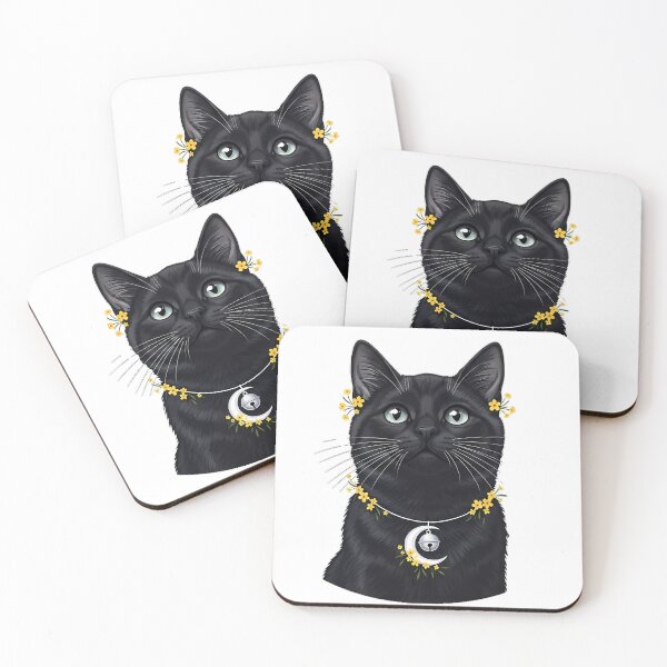 Item preview, Black Cat Moon Bell designed and sold by pumsquare.