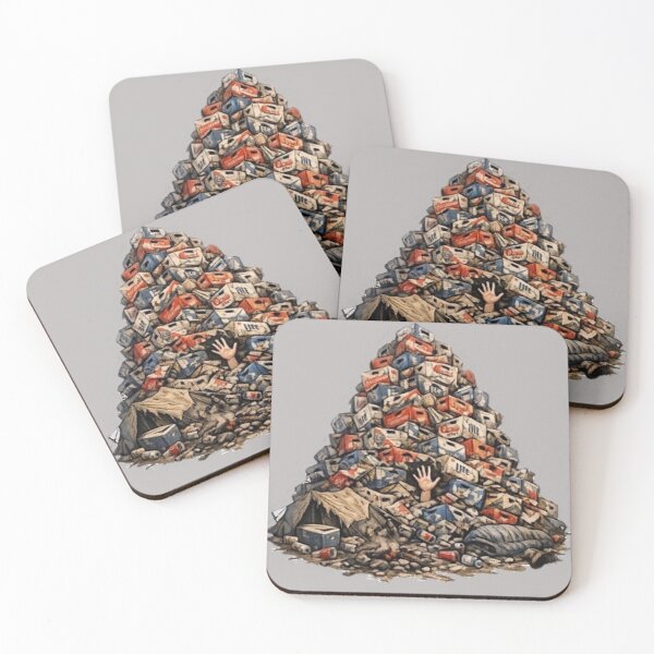 Item preview, Beer Case Mountain — Wrecked Campsite Dark Humor designed and sold by Rare Plus Apparel!.