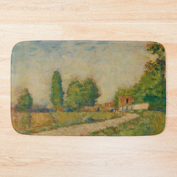 Item preview, Au Bord Du Village by Georges Seurat: Neo Impressionist Landscape Poster designed and sold by artofuniverse.