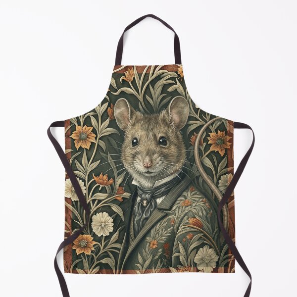 Item preview, Dapper Mouse Victorian Floral Art Nouveau designed and sold by AntiqueImages.