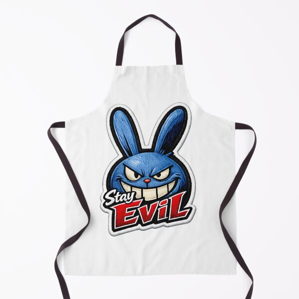 Item preview, Stay Evil Grinning Blue Bunny designed and sold by Mastermind-Art.