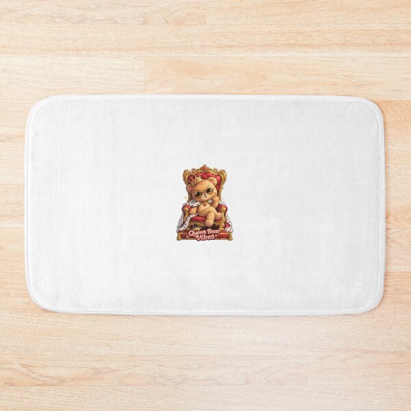 Item preview, Queen Bear Vibes – Sassy Chibi Teddy Sticker ?? designed and sold by SparkVault.
