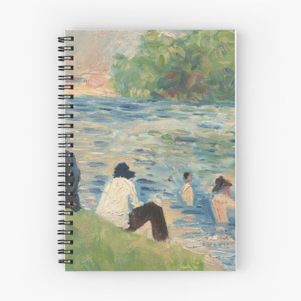 Item preview, Bathers Study for Bathers at Asnières by Georges Seurat: Riverside Poster designed and sold by artofuniverse.