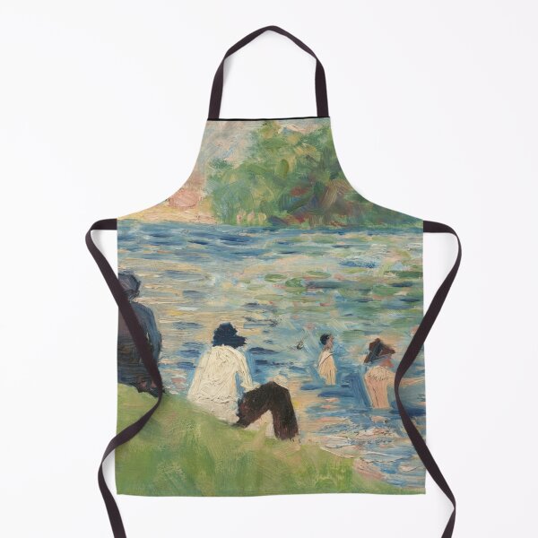 Item preview, Bathers Study for Bathers at Asnières by Georges Seurat: Riverside Poster designed and sold by artofuniverse.